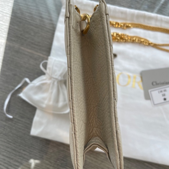 DIOR CARO ZIPPED POUCH WITH CHAIN - Picture 6 of 15